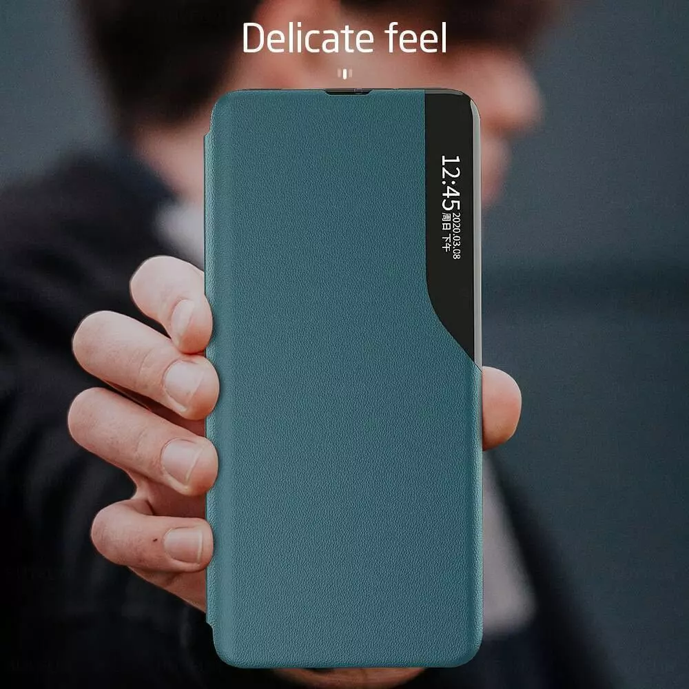 Интерактивная чехол книжка для Samsung Galaxy M15 Anomaly Smart View Flip Red (Красный)