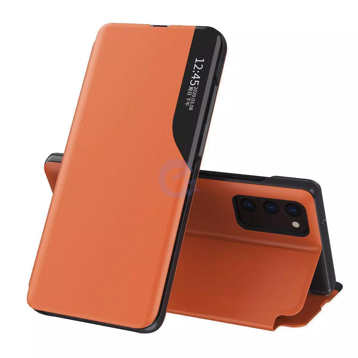Інтерактивна чохол книжка для Samsung Galaxy M35 5G Anomaly Smart View Flip Orange (Помаранчевий)
