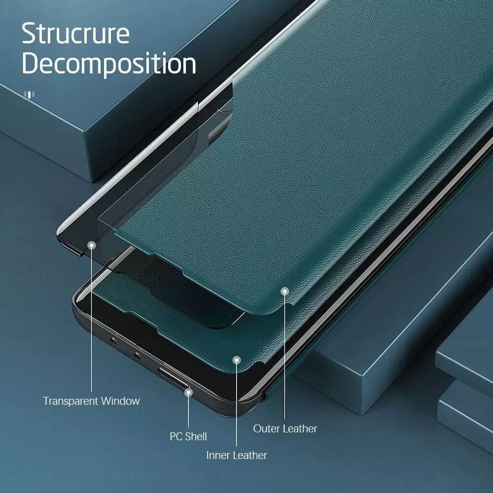 Інтерактивна чохол книжка для Sony Xperia 1 VI Anomaly Smart View Flip Blue (Синій)