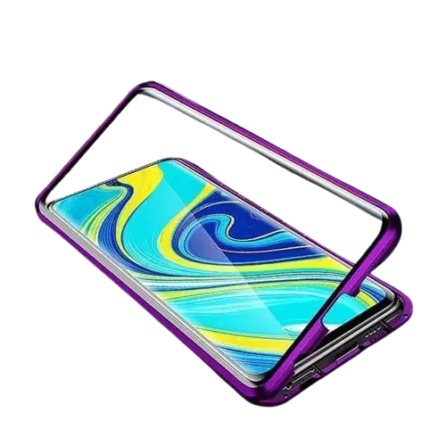 Чохол бампер для Google Pixel 8a Anomaly Magnetic 360 With Glass Purple (Пурпурний)