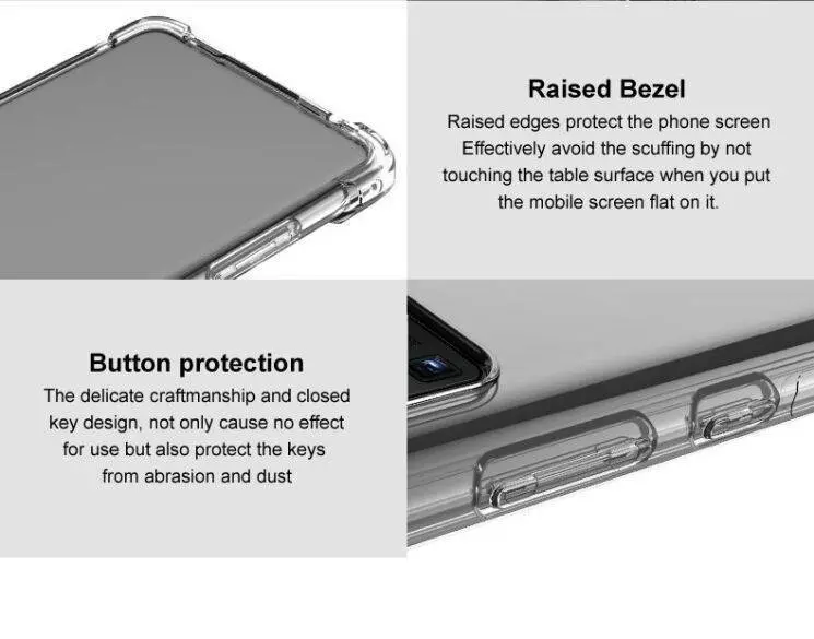 Протиударний чохол бампер для OnePlus Ace 3 / 12R Imak Shock Transparent (Прозорий)