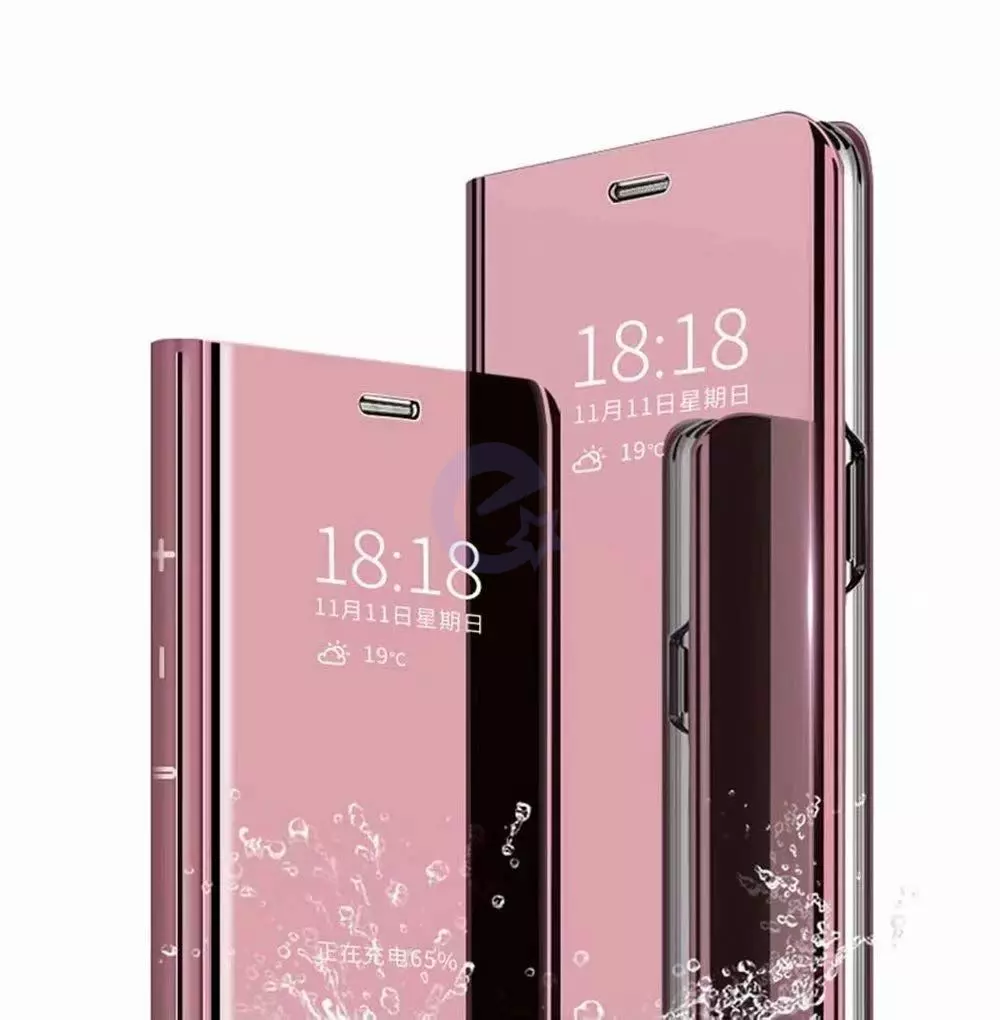 Інтерактивна чохол книжка для OnePlus Nord 4 Anomaly Clear View Rose Gold (Рожеве золото)