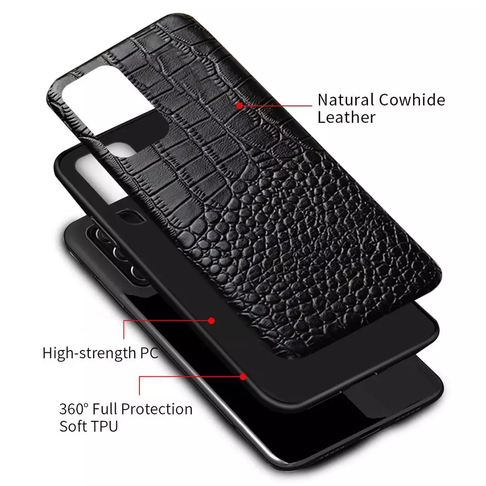 Чохол бампер для Realme C65 Anomaly Crocodile Style Blue (Синій)