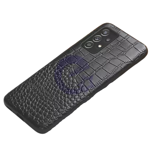 Чехол бампер для Samsung Galaxy M35 5G Anomaly Crocodile Style Black (Черный)