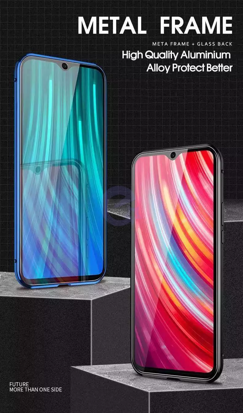 Чохол бампер для Sony Xperia 10 VI Anomaly Magnetic 360 With Glass Black (Чорний)