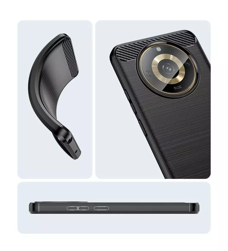 Протиударний чохол бампер для Vivo X100 Pro iPaky Carbon Fiber Blue (Синій) Протиударний чохол бампер для Vivo X100 Pro iPaky Carbon Fiber Blue (Синій)