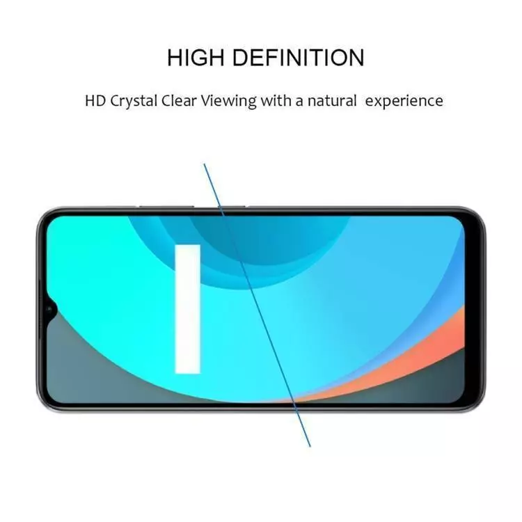 Захисне скло для Realme C53 Mocolo Full Cover Glue Glass (повне проклеювання екрану) Black (Чорний)