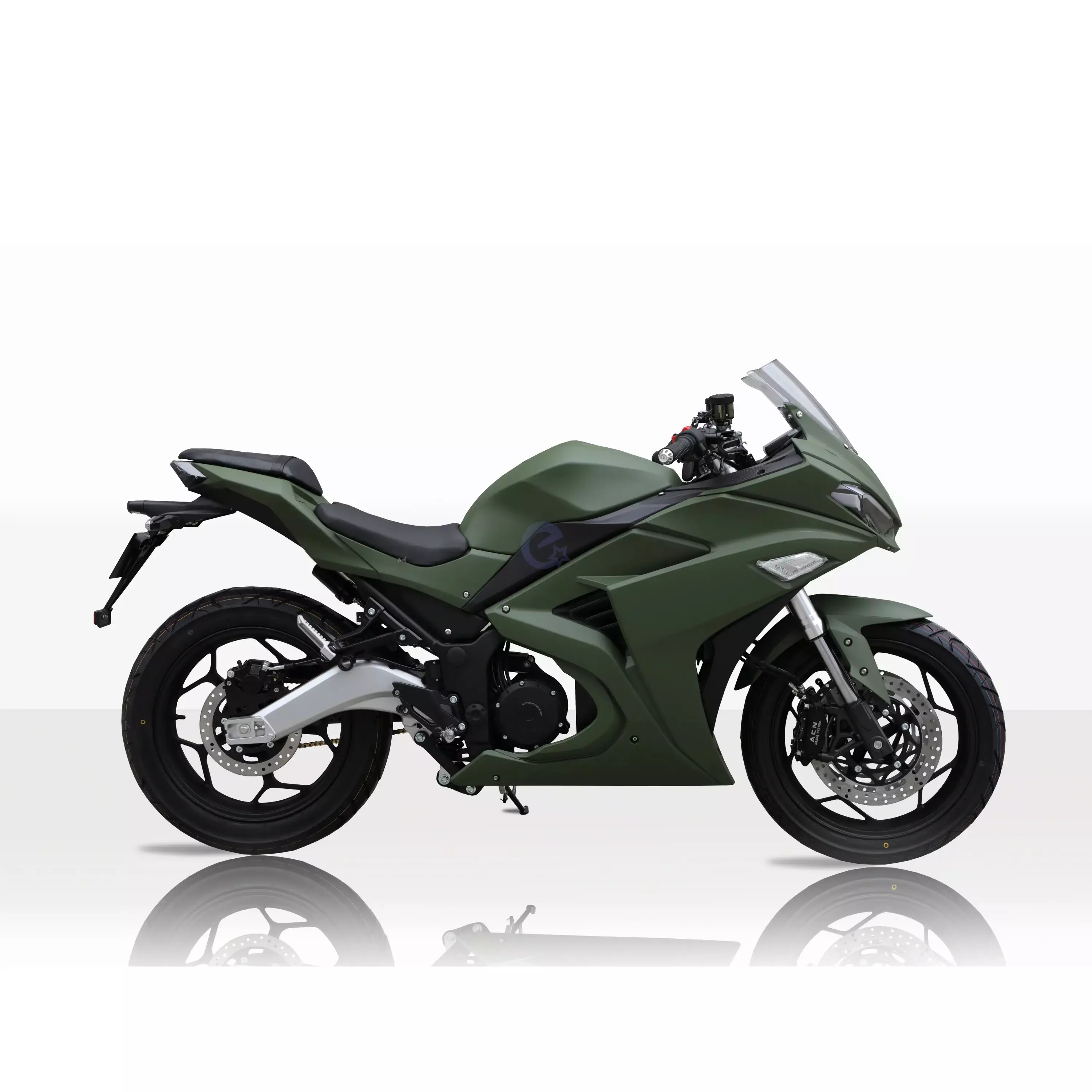 Электроскутер Anomaly Energy V6 3000 Вт AGM Свинцово-кислотная Графен батарея 72V 32AH Dark Green (Темно-зеленый))