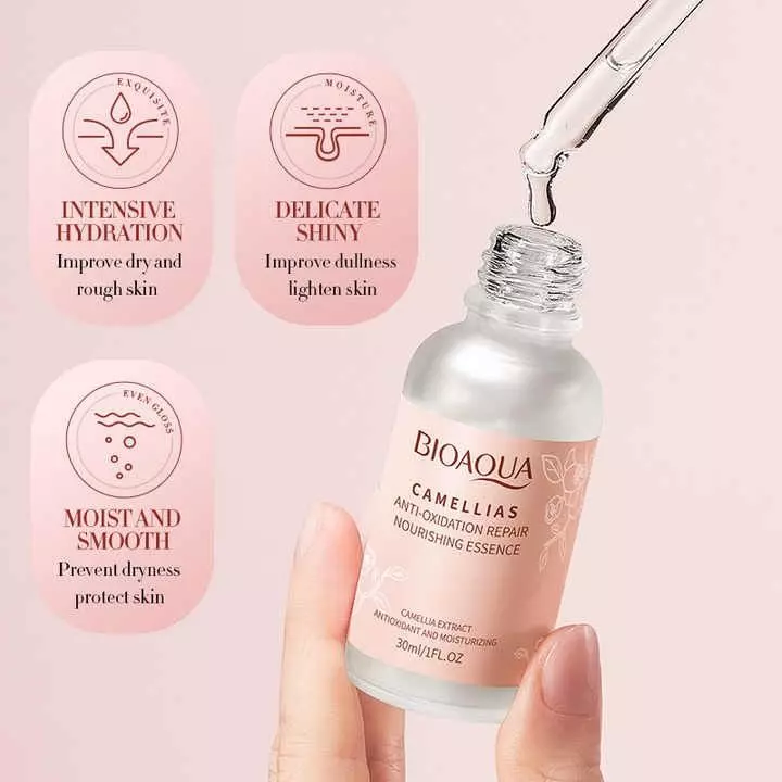 Антиоксидантная сыворотка с камелией BIOAQUA Camellias Anti-Oxidation Repair Nourishing Essence, 30 мл Антиоксидантная сыворотка с камелией BIOAQUA Camellias Anti-Oxidation Repair Nourishing Essence, 30 мл