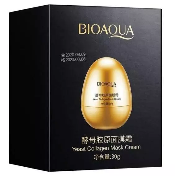 Маска-крем з дріжджовим колагеном BIOAQUA Yeast Collagen Mask Cream, 30 г