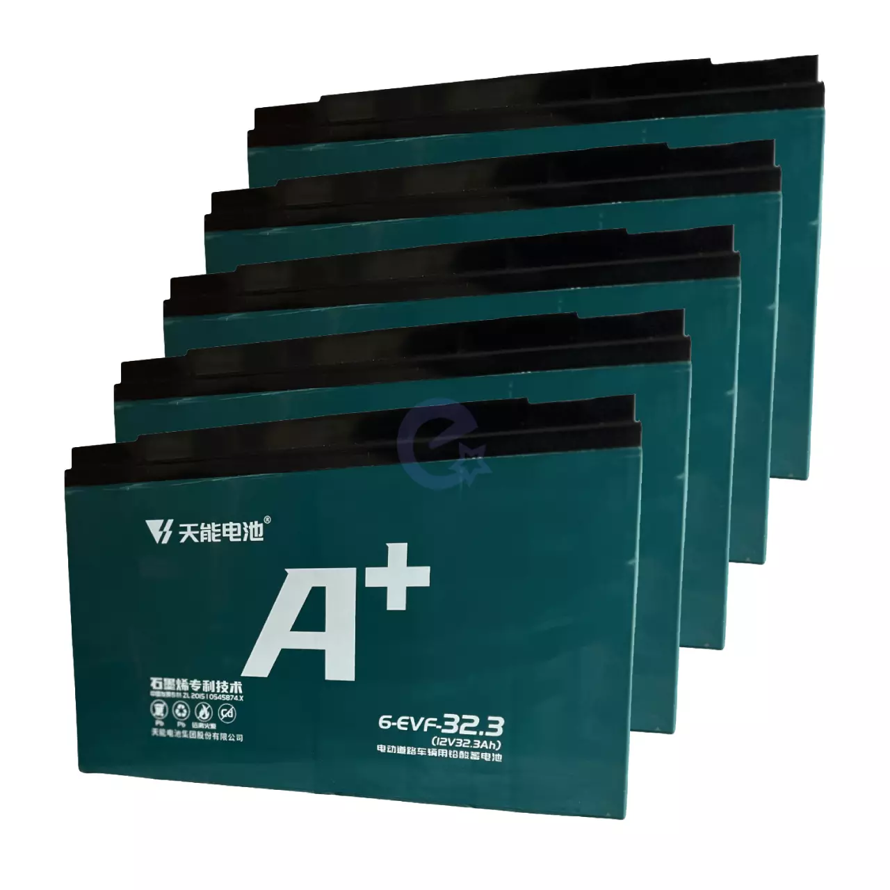 Тяговий акумулятор 12V 32.3Ah свинцево-кислотний (5 шт.) Тяговий акумулятор 12V 32.3Ah свинцево-кислотний (5 шт.)