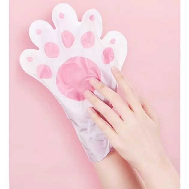 Маска для рук с козьим молоком и ниацинамидом LUOFMISS Goat Milk Rejuvenation Hand Mask, 1 шт