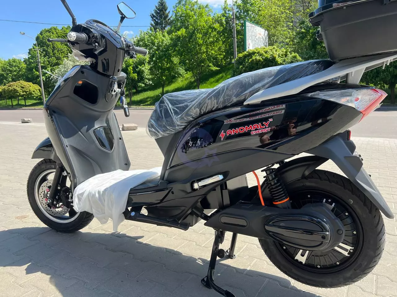 Електроскутер Anomaly Energy SY 2000 Вт Літієва батарея 72V 20AH Dark Green (Темно-зелений)