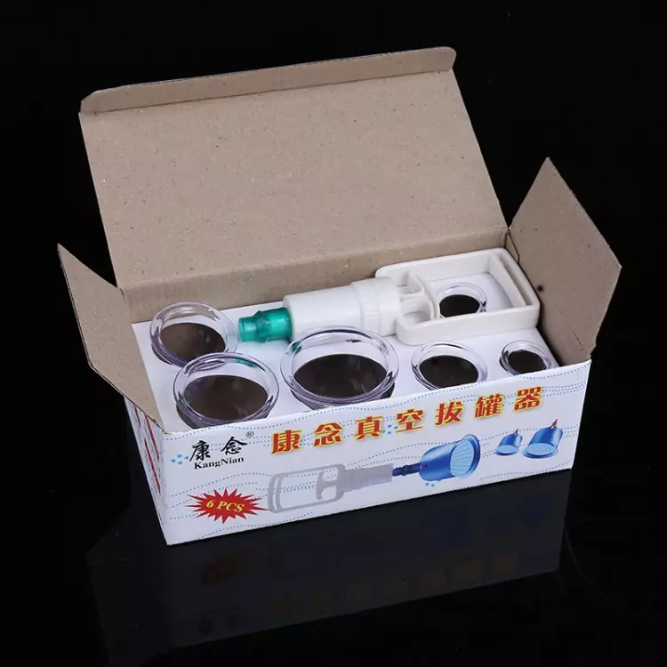 Вакуумные массажные банки Zhenai с насосом, набор 6 шт Вакуумные массажные банки Zhenai с насосом, набор 6 шт