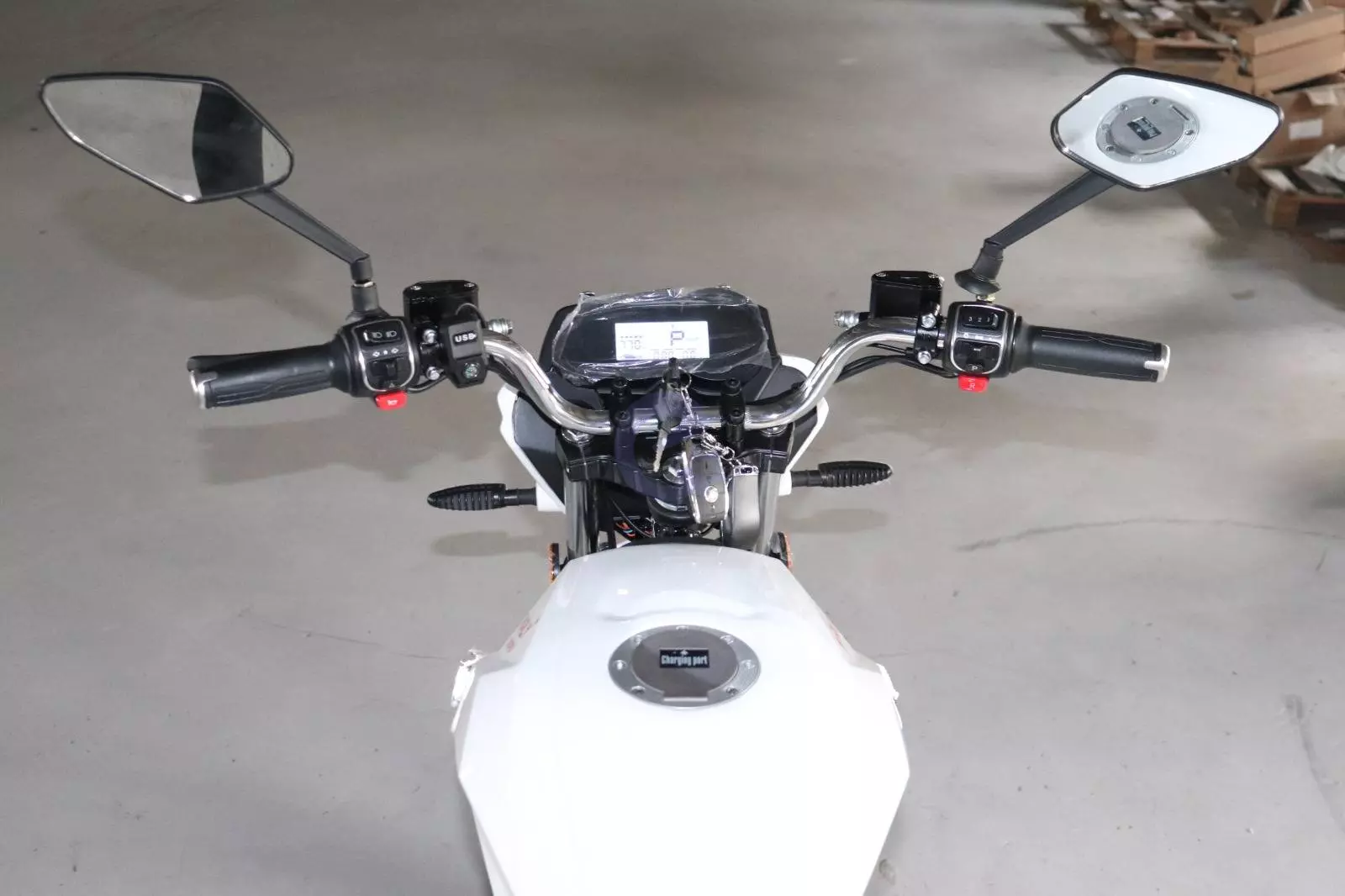 Электромотоцикл Anomaly Energy FR 3000 Вт AGM Литиевая батарея 72V 32AH Black (Черный) (Сертификат ЕС)