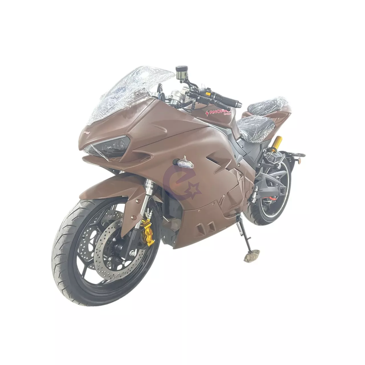 Электромотоцикл Anomaly Energy Panigal V2 10000W Li-ion NMC батарея 72V 100Ah(Black/Черный)