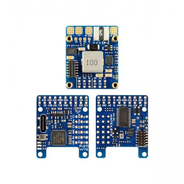 Полетный контроллер для FPV Matek Flight Controller F411-WTE Полетный контроллер для FPV Matek Flight Controller F411-WTE