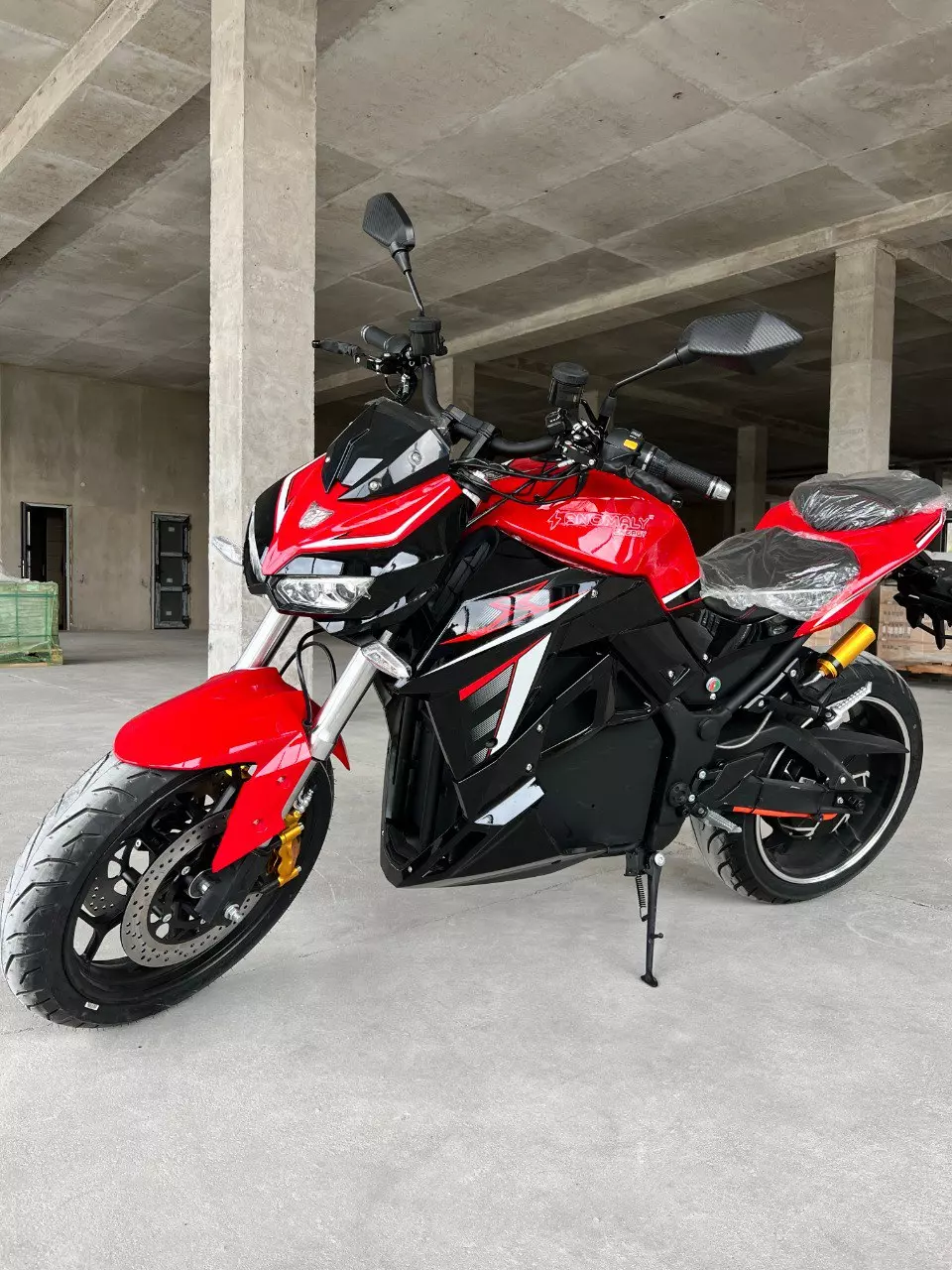 Електромотоцикл 10000W Anomaly Energy Monster 72V 100Ah Li-ion NMC батарея (Black-red/Чорно-червоний) Електромотоцикл 10000W Anomaly Energy Monster 72V 100Ah Li-ion NMC батарея (Black-red/Чорно-червоний)