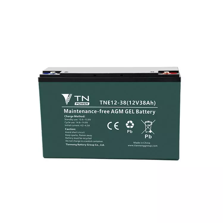 Тяговый аккумулятор 48V 38Ah свинцово-кислотный TIANNENG TNE12-38 (4 шт.) Тяговый аккумулятор 48V 38Ah свинцово-кислотный TIANNENG TNE12-38 (4 шт.)