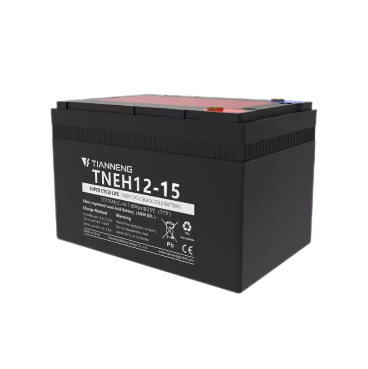 Тяговий акумулятор 60V 15Ah свинцево-кислотний TIANNENG TNEH12-15 (5 шт.) Тяговий акумулятор 60V 15Ah свинцево-кислотний TIANNENG TNEH12-15 (5 шт.)