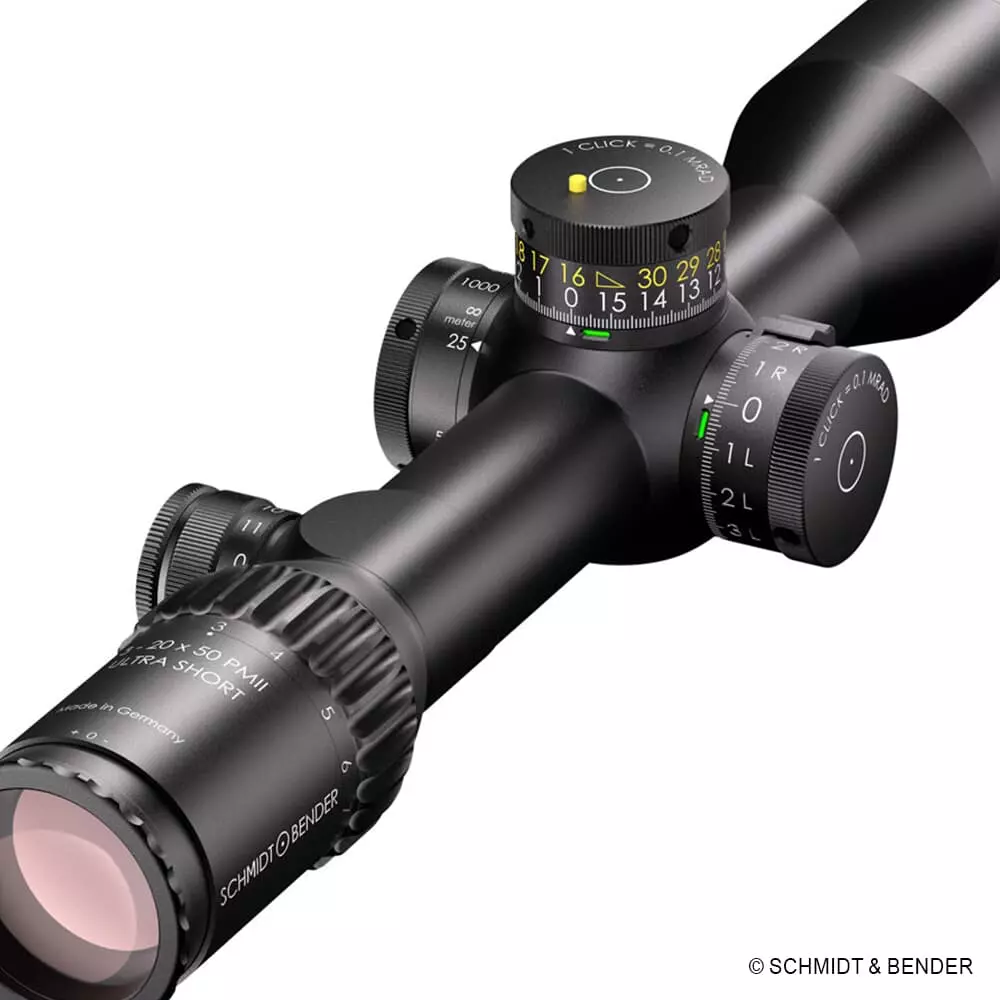 Оптический прицел Schmidt & Bender 3-20x50 PM II Ultra Short TReMoR3 1cm CCW DT II+ MTC Оптический прицел Schmidt & Bender 3-20x50 PM II Ultra Short TReMoR3 1cm CCW DT II+ MTC