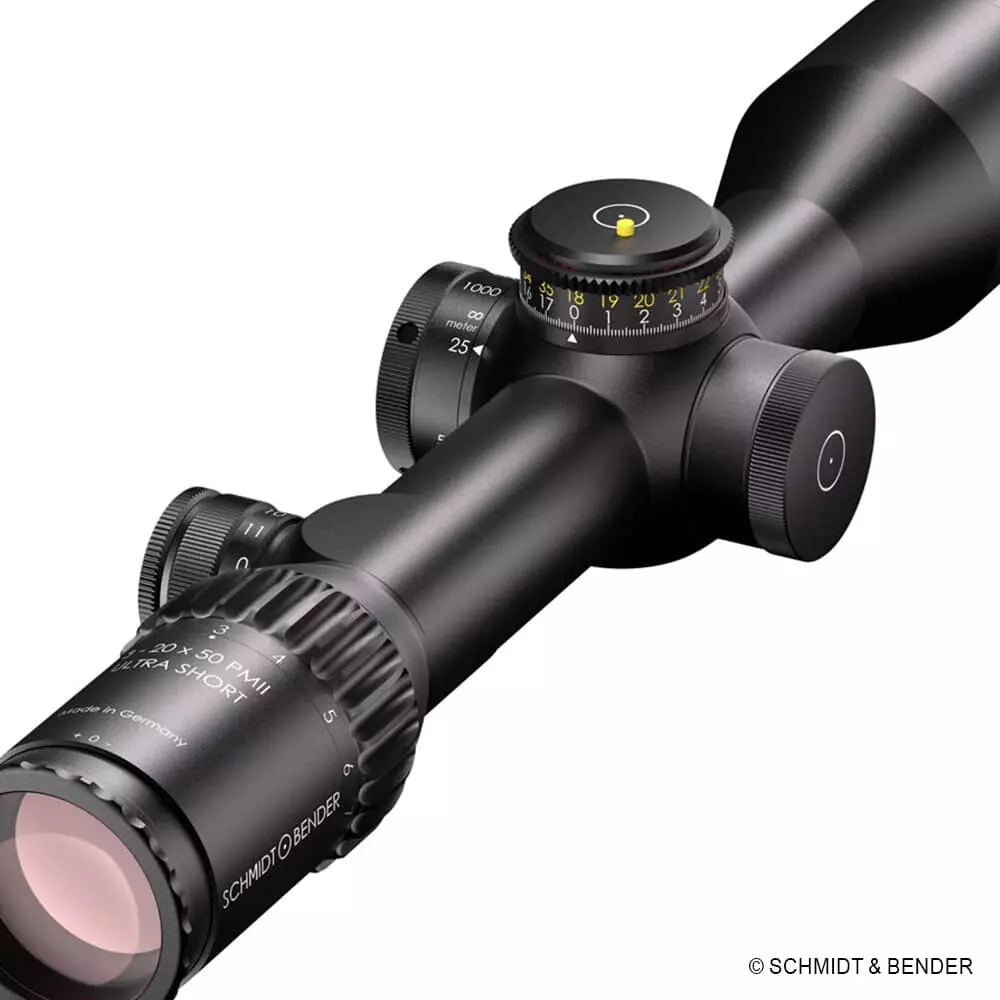 Оптический прицел Schmidt & Bender 3-20x50 PM II Ultra Short LP P4FL 1cm CW DT35 MTC LT / ST Оптический прицел Schmidt & Bender 3-20x50 PM II Ultra Short LP P4FL 1cm CW DT35 MTC LT / ST