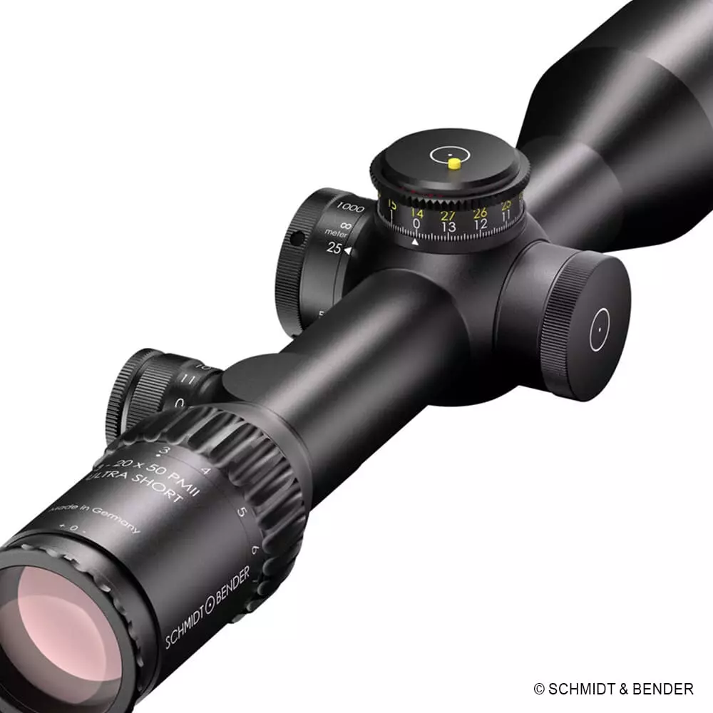 Оптический прицел Schmidt &amp; Bender 3-20x50 PM II Ultra Short LP P4FL 1cm CCW DT27 MTC LT / ST