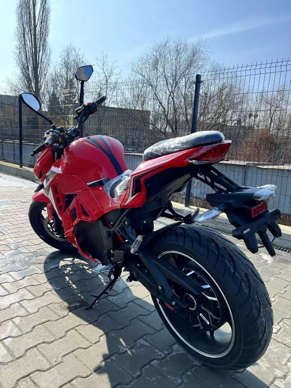 Електромотоцикл Anomaly Energy Monster PRO 10000W Li-ion NMC батарея 72V 100Ah (Red/Червоний)