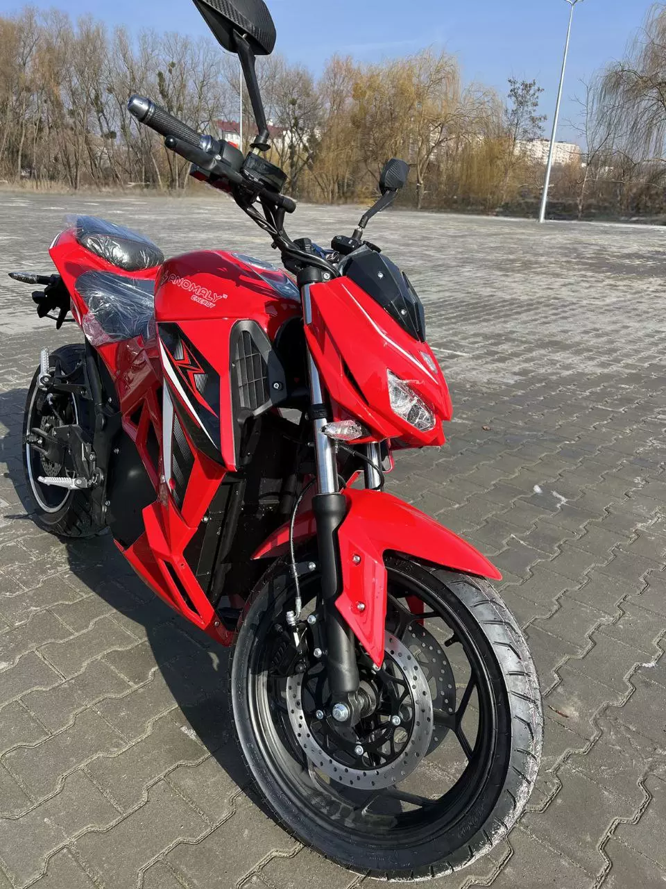 Електромотоцикл Anomaly Energy Monster PRO 10000W Li-ion NMC батарея 72V 100Ah (Red/Червоний)