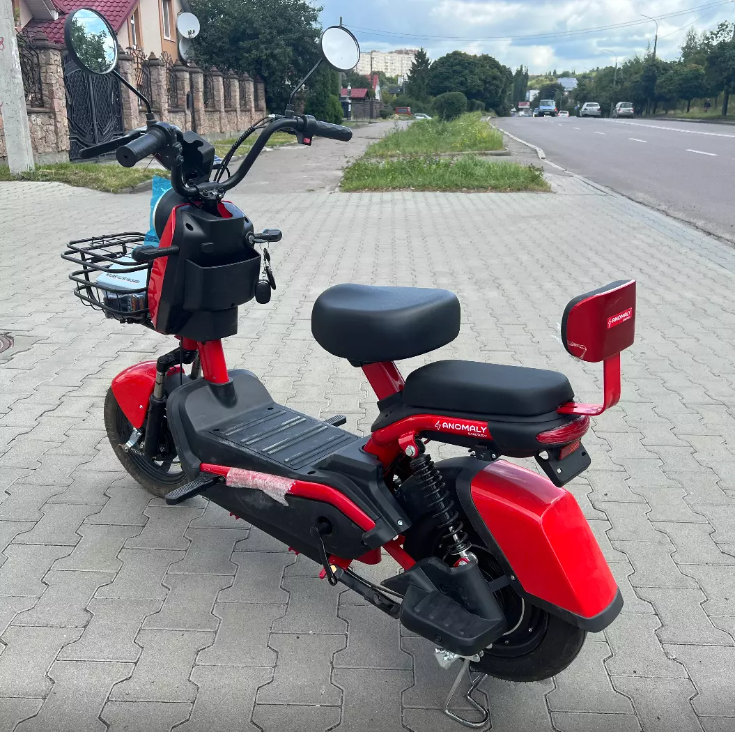 Електровелосипед Anomaly Energy TH025 1000 Вт Свинцево-кислотна Графен батарея 48V 20AH Red (Червоний) (Сертифікат ЄС)