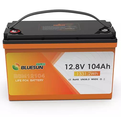 Акумулятор Bluesun BSM12104 LFP LiFePO4 12.8V 104AH (літій-залізо-фосфатний акумулятор для ДБЖ (UPS))