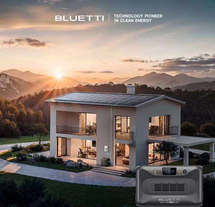 Портативна електростанція Bluetti Apex 300 3840 Вт Black (Чорний)