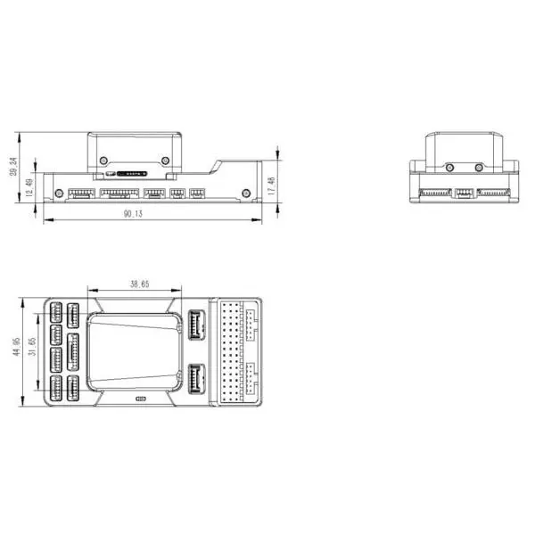 Cuav V6X - політний контролер заснований на модульній конструкції Pixhawk FMU V6X