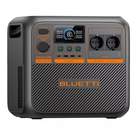 Зарядна станція Bluetti Premium 200 V2, 2700 Вт Black (Чорний)