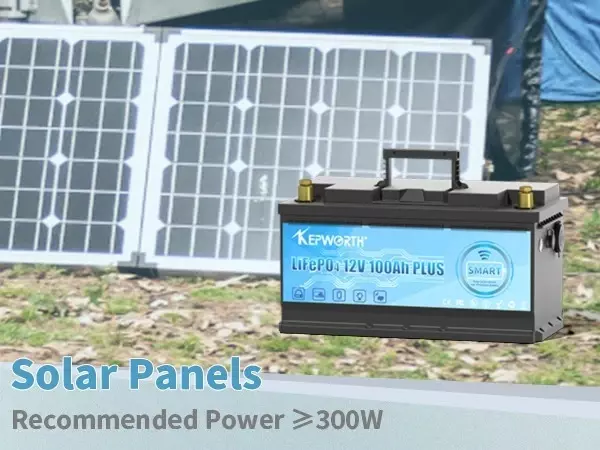 Аккумулятор Kepworth LiFePO4 12V 100AH, Smart BMS, Bluetooth APP (литий-железо-фосфатный аккумулятор для ИБП (UPS))