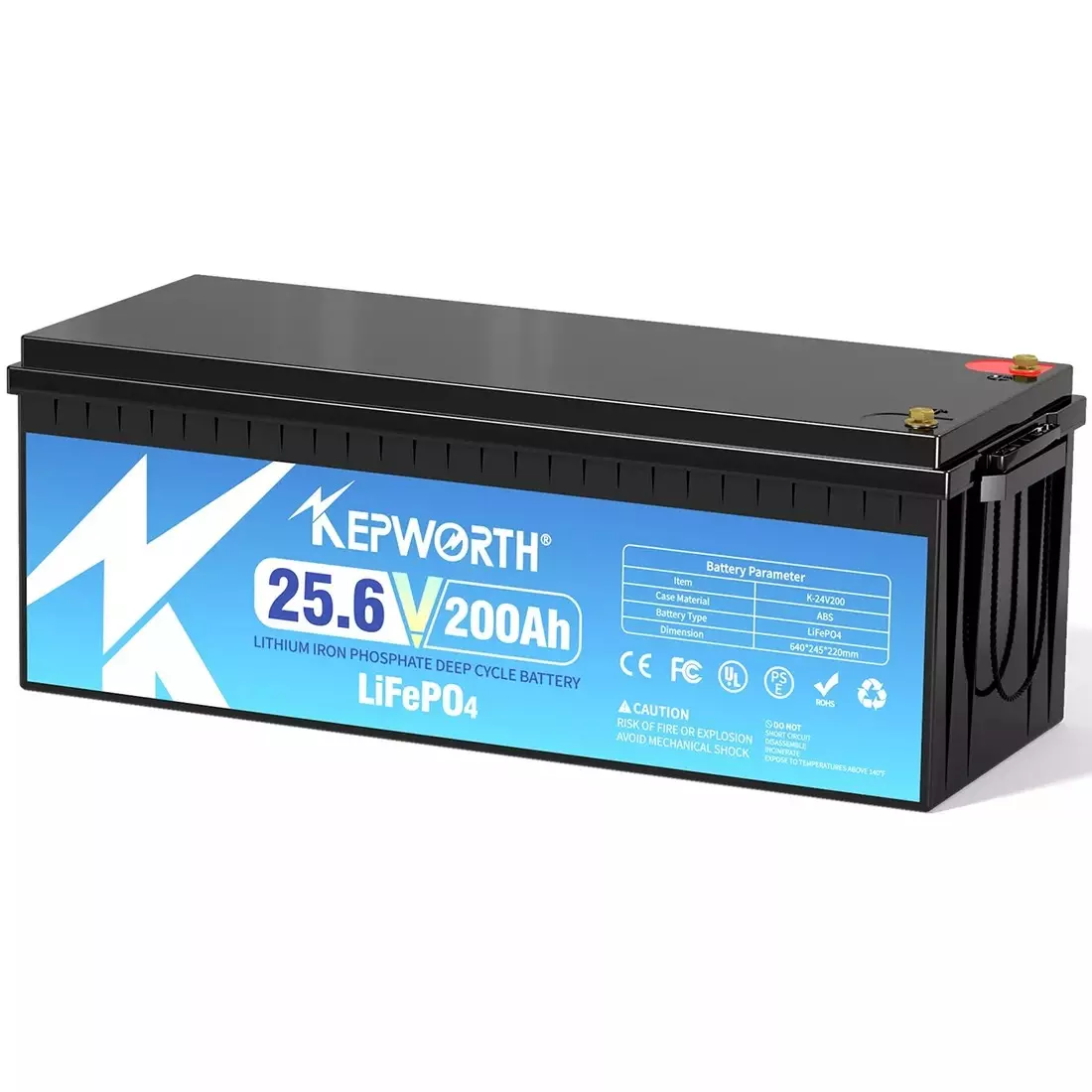 Акумулятор Kepworth LiFePO4 24V 200AH (літій-залізо-фосфатний акумулятор для ДБЖ (UPS)) Акумулятор Kepworth LiFePO4 24V 200AH (літій-залізо-фосфатний акумулятор для ДБЖ (UPS))