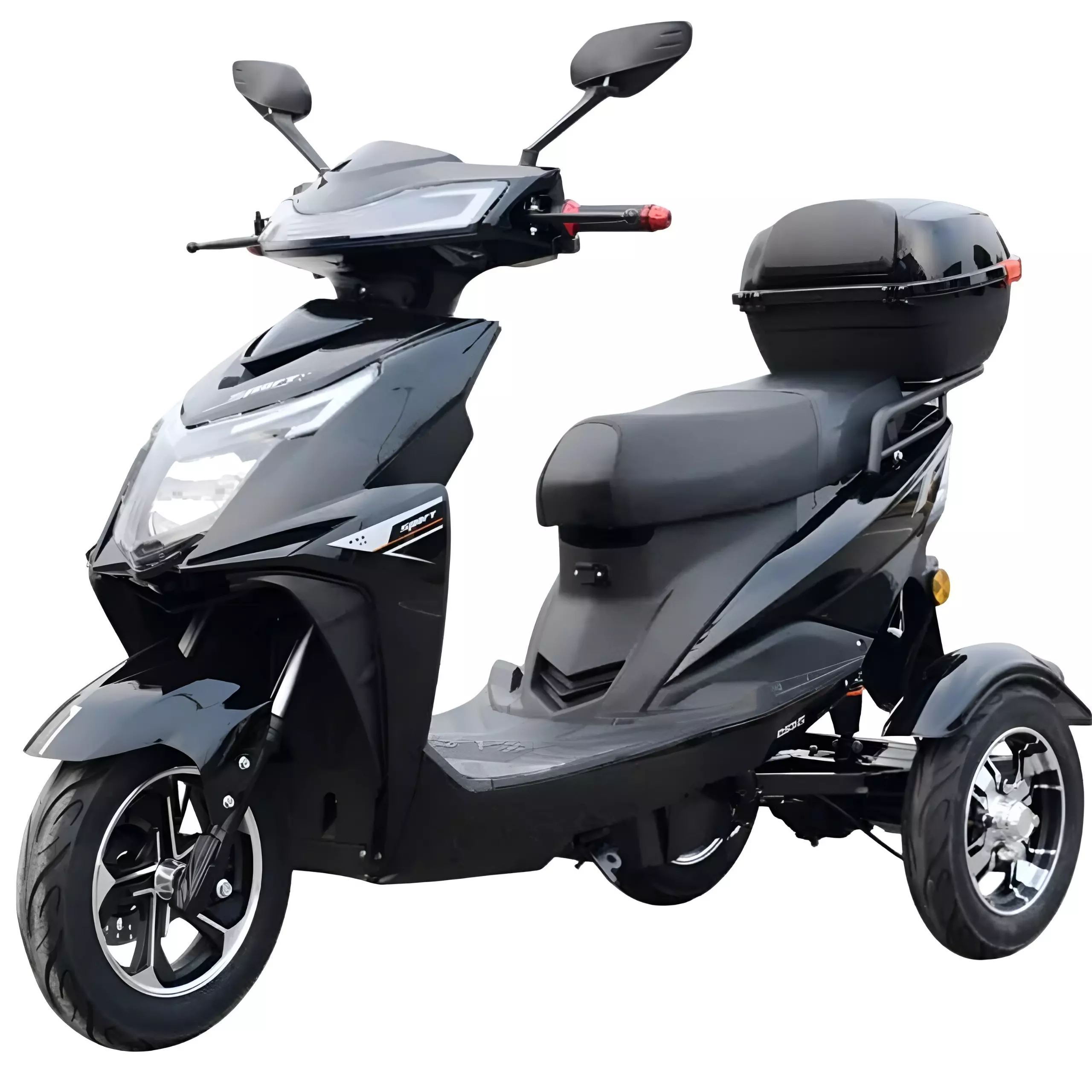 Електроскутер трицикл Anomaly Energy SL3L 1500 Вт 72V 36AH Matte Black (Чорний матовий)