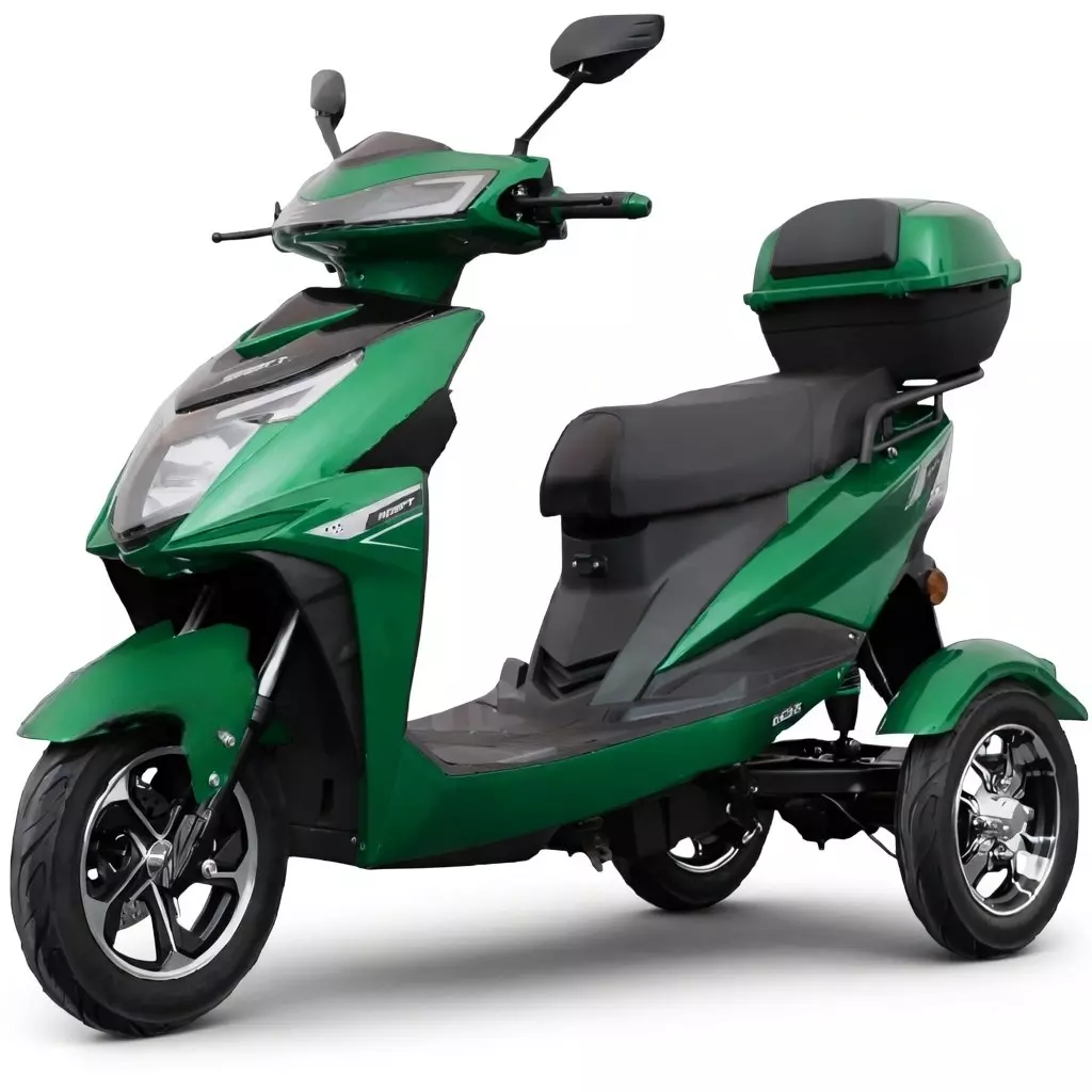 Електроскутер трицикл Anomaly Energy SL3L 1500 Вт 72V 36AH Dark Green Matte (Темно Зелений Матовий)