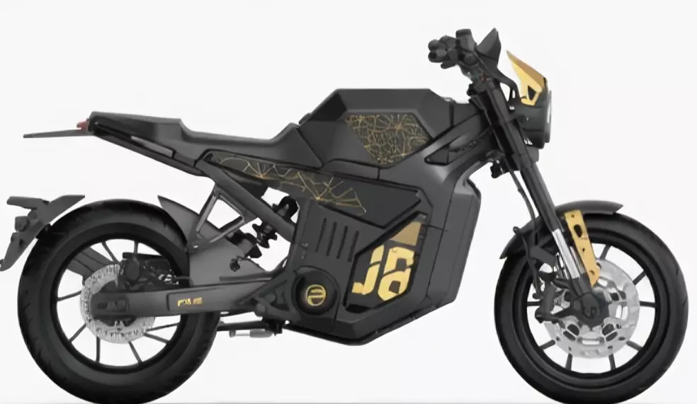 Електромотоцикл 10000W PXID P8 72V 150Ah Твердотільна батарея Solid-State Battery (Black-Gold/Чорно-золотий)