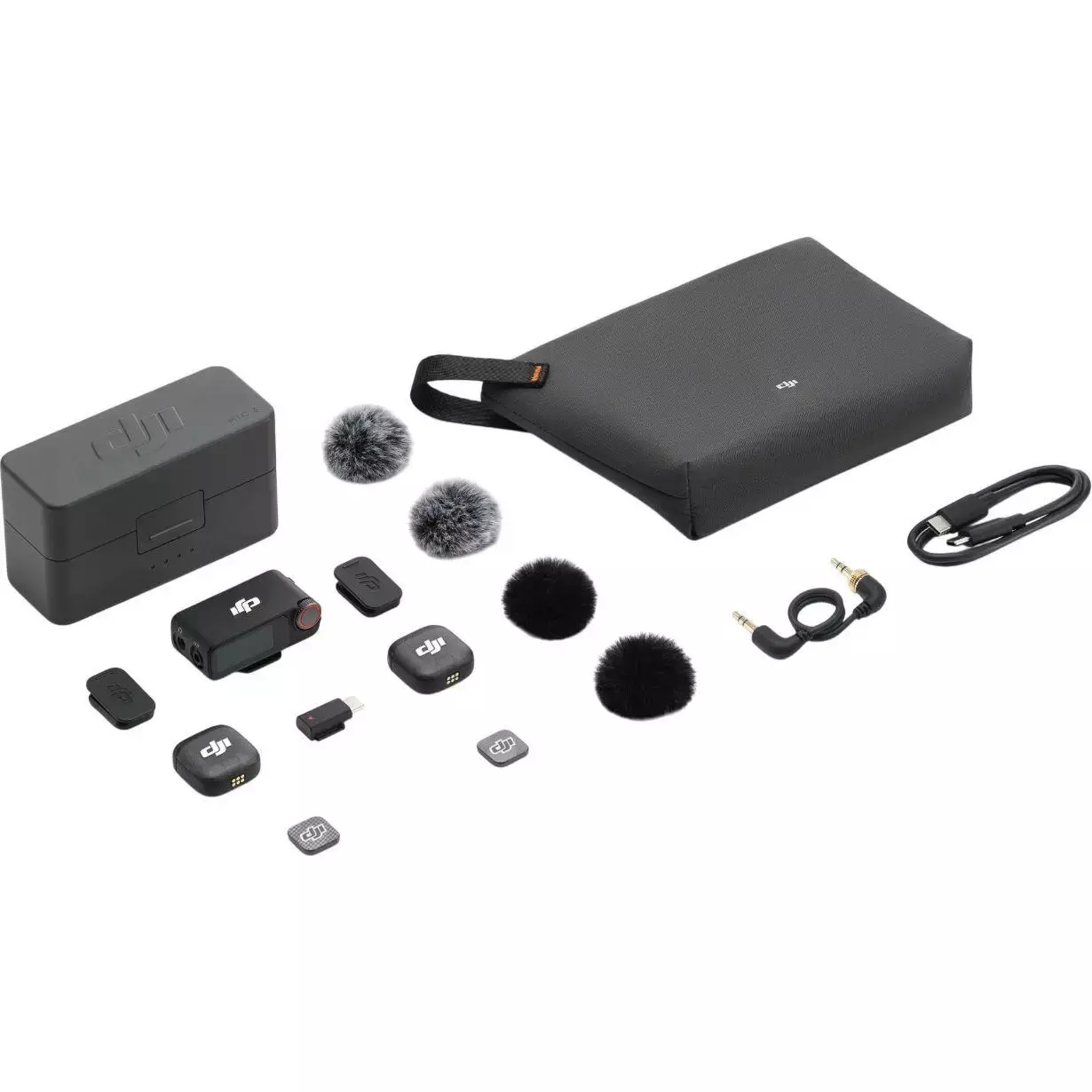 Беспроводная микрофонная система DJI Mic 3 (2TX + 1RX + Charging Case) (CP.RN.00000480.01)