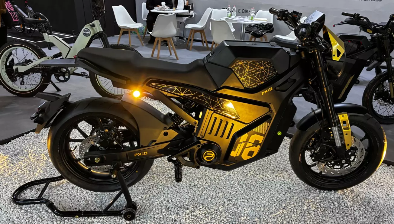 Електромотоцикл 10000W PXID P8 72V 150Ah Твердотільна батарея Solid-State Battery (Black-Gold/Чорно-золотий)