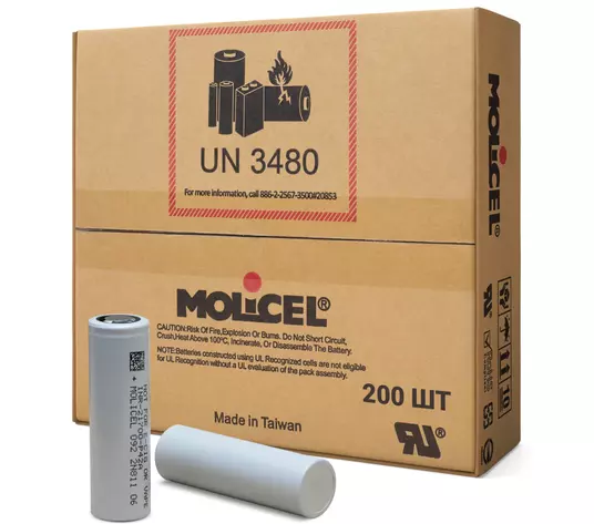 Аккумулятор высокотоковый 21700 Molicel INR-P42A 4200mAh 3.7(4,2В) 45A Аккумулятор высокотоковый 21700 Molicel INR-P42A 4200mAh 3.7(4,2В) 45A
