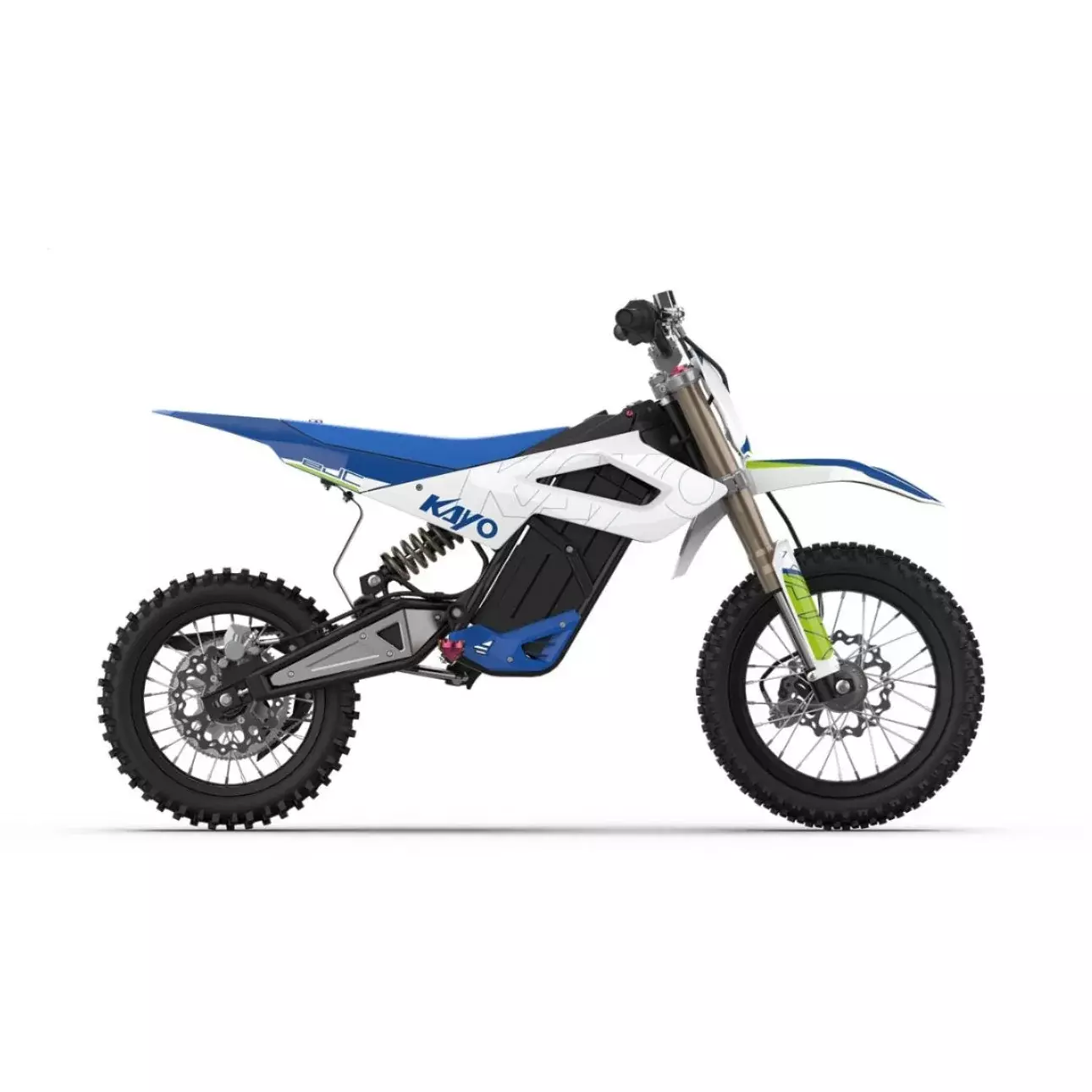Електромотоцикл Ендуро KAYO eJC Mini 57.6V 17.85Ah Clacier White